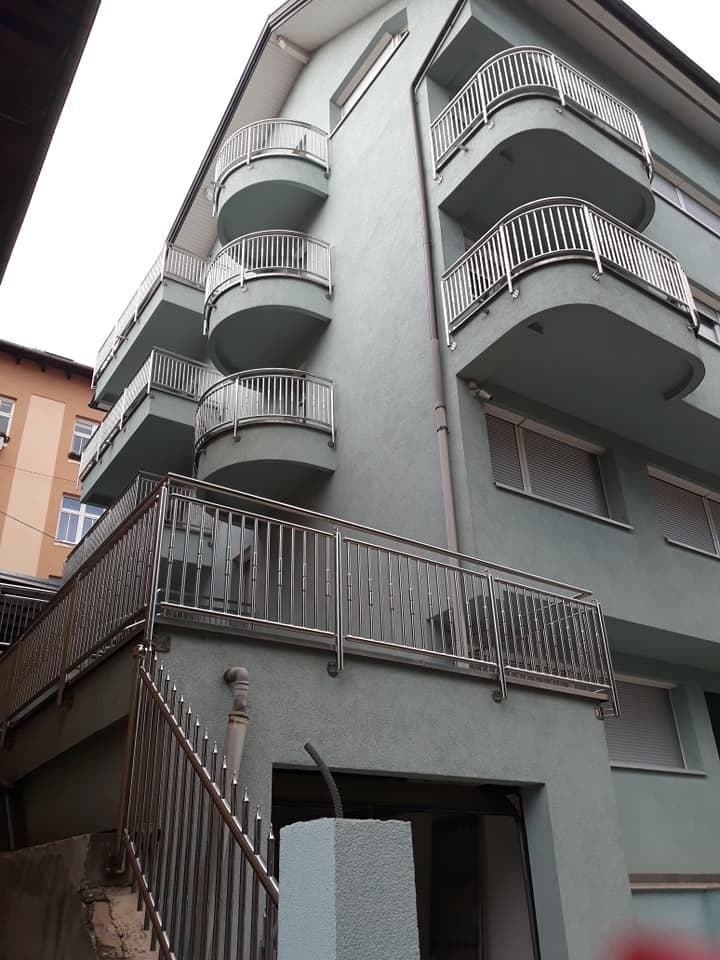 Balkonska ograda - inox